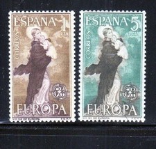 SPAIN #1180-1181 1963 OUR LADY OF EUROPE MINT VF NH O.G (JT)