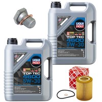 MotoröL Filter Set 4600 5W-30 10 Liter + Schraube FüR BMW 7Er 740D E65 E66 E67