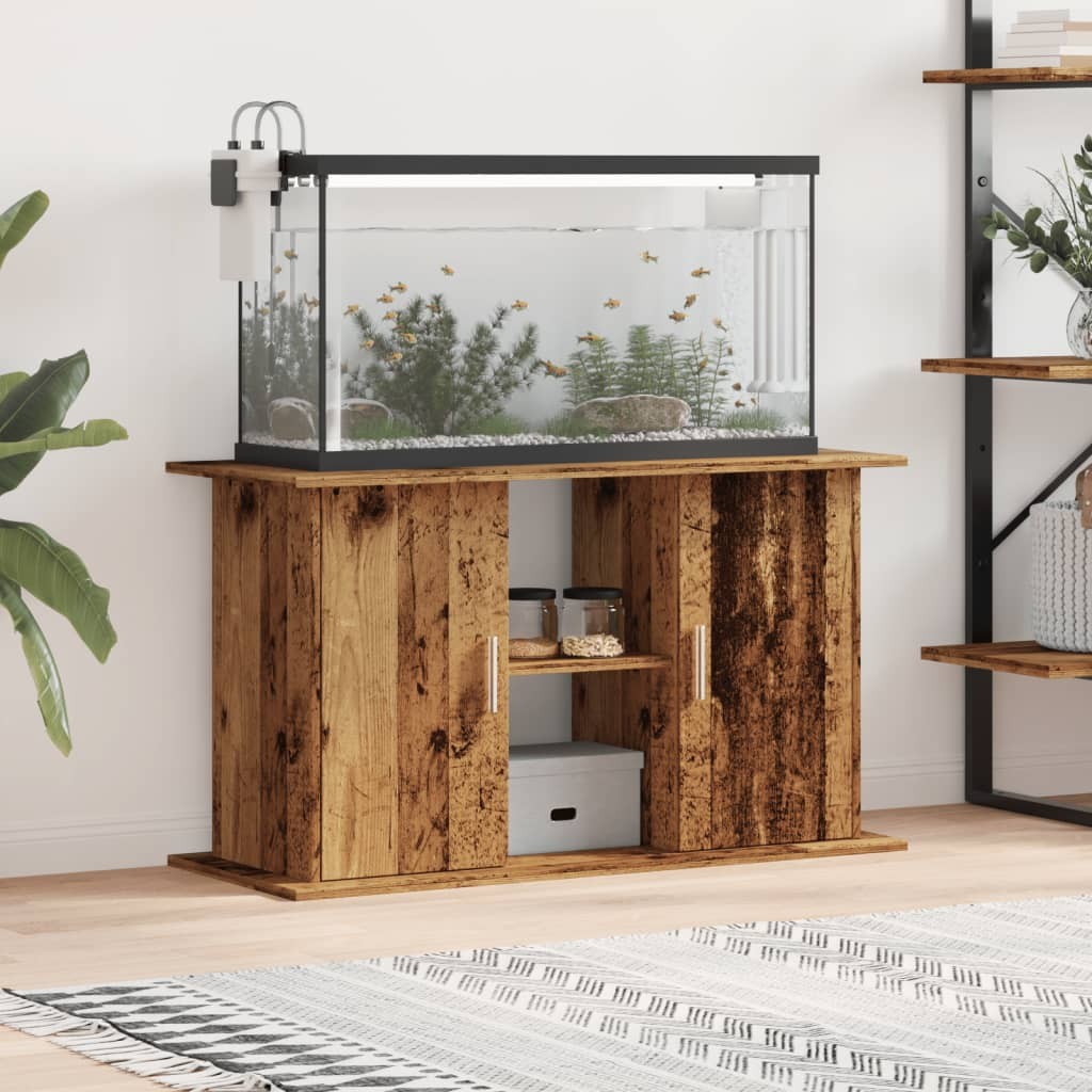 Supporto Acquario 101x41x58cm in Legno Multistrato Legno Antico 2404728