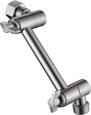 Adjustable Shower Arm Extension Brushed Nickel 4 Inch Shower Head Extension