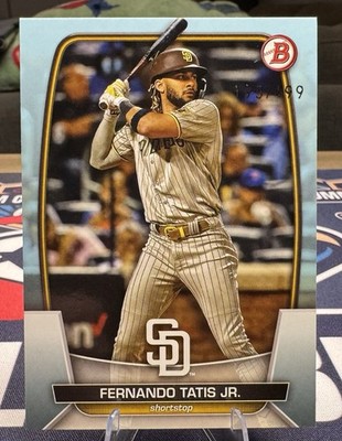 2023 Bowman Baseball - #11 Fernando Tatís Jr. Sky Blue 195/499 - Padres