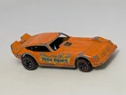 Vintage Hot Wheels 1975 Redline Vega Bomb Flying Colors Orange Enamel Funny Car