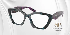 PRADA PR 09YV 06Z1O1 Tortoise Demo Lens 54 mm Women's Eyeglasses