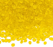 Sea Glass Stones for Crafts about 1LB 405G/14.28Oz Yellow Glass Pebbles Gemsto
