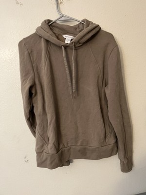 Athleta Retroplush Revive Hoodie Sweatshirt Size Small Brown #659268