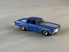 Hot Wheels 1970 Monte Carlo 2011 Muscle Mania Blue 5sps