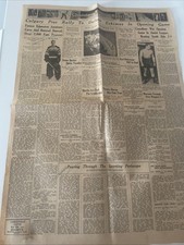 DEC.1 1934 EDMONTON SPORTS PAGE CHARLIE CONACHER NHL HOCKEY HERB RHÉAUME AHL WHL