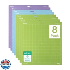 Cricut Cutting Mat Variety Pack (8 Count, 12in x 12in) - for Expl