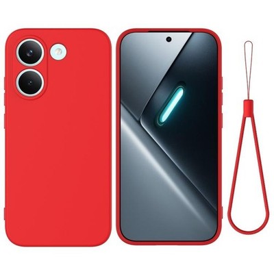 Einfache Flüssigsilikon Handyhülle für Xiaomi Poco X8 Pro