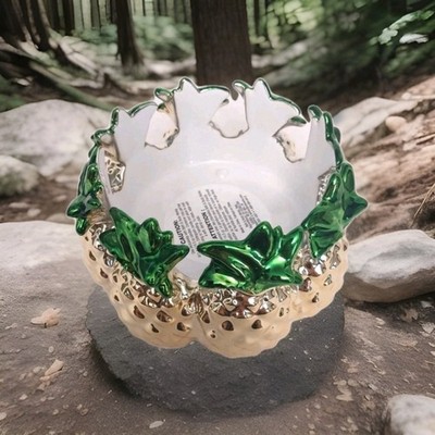 NEW Bath & Body Works Pineapple Ring 3 Wick Candle Holder