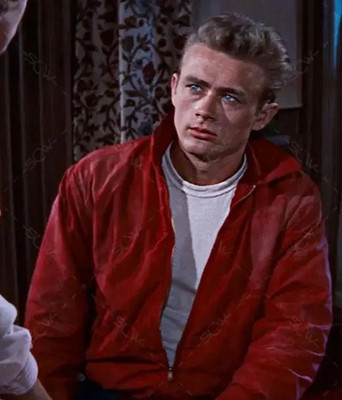 James Dean Rebel Without A Cause Red Cotton Jacket Jim Stark Vintage Fashion