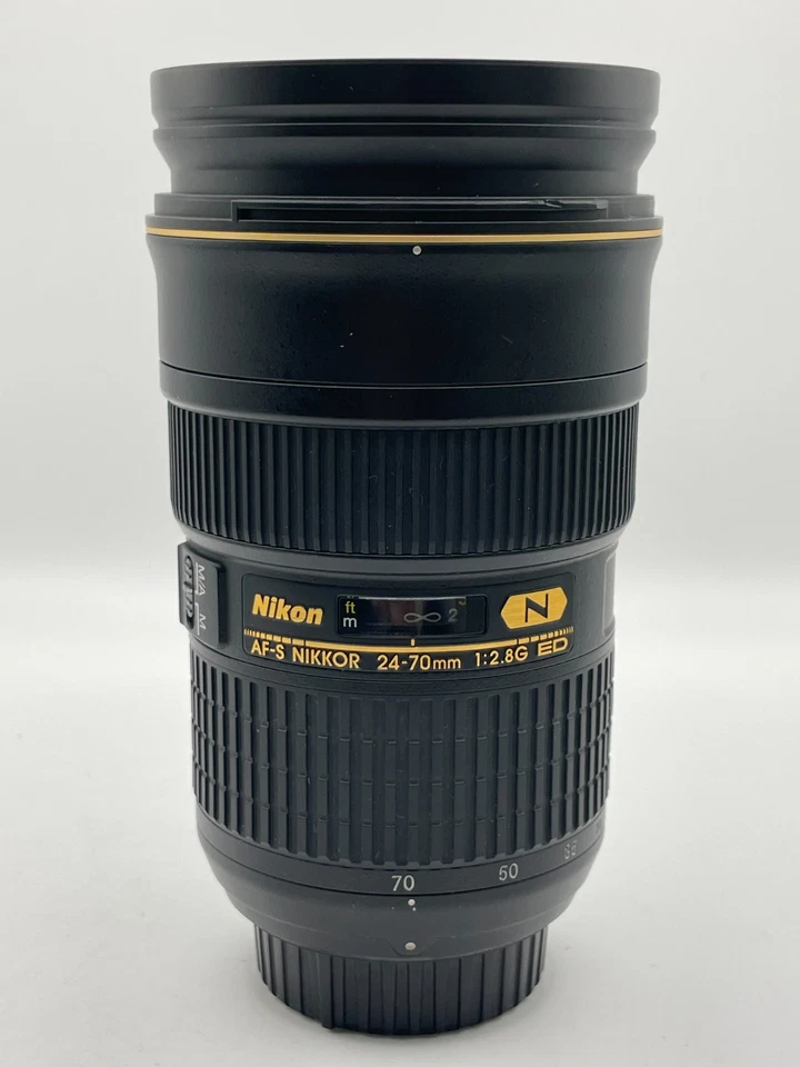 NIKON AF-S 24-70mm 1:2.8G ED LENS - NIKKOR AFS 24-70 mm f/2.8G - BELOW-AVERAGE - Image 2 of 4