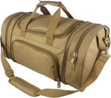 Tactical Travel Duffle Bag with Shoes Compartment Weekender Bags Carry On Ove...