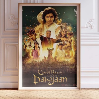 Chhota Bheem and the Curse of Damyaan Poster Wall Art A0 Large Print Decor Fanta