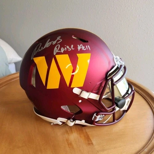 Washington Commanders "Autographed" authentic speed  F/D Helmet  Authenticated