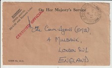   BRITISH MILITARY MISSION TO LIBYA / BENGHAZI BFPO 55   1963 COVER