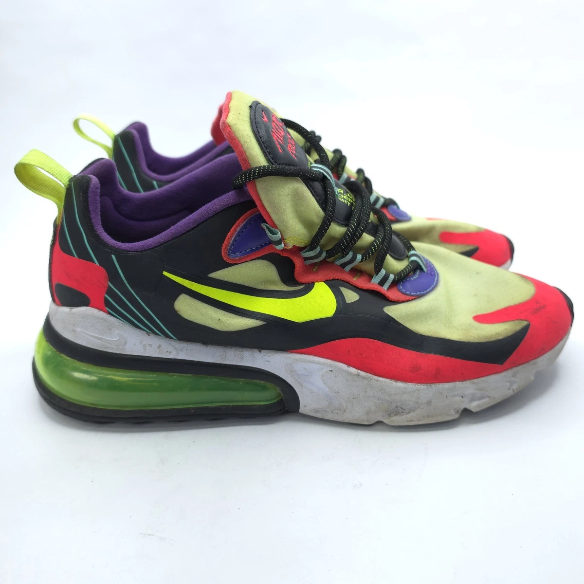 Nike Air Max 270 React Men’s Running Sneakers Size 8 CU4705-001 Multicolor Nike Air Max 270 React  main image 4