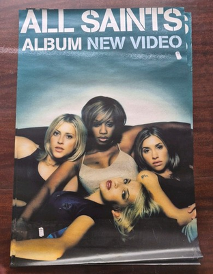 #ad All Saints Self Titled Original Album Store Promo Poster Girl Group GBP 20.00