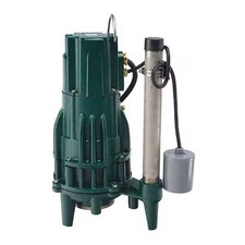 Zoeller 818-0006 Grinder Pump, 1 Hp, 115V, 11-5/8" Dia.