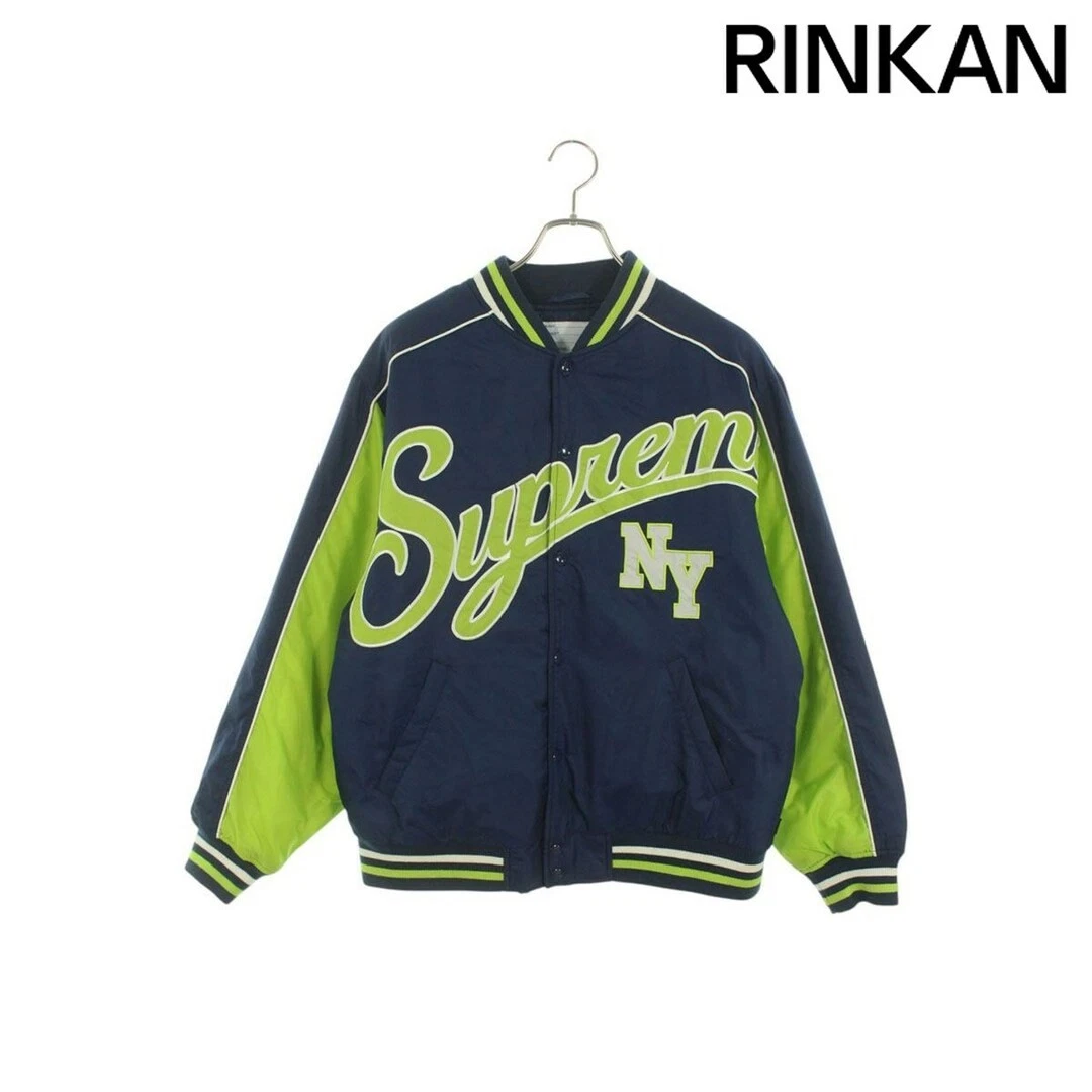 Supreme CONTRAST SCRIPT VARSITY JACKET Blouson Uomo M Usato3a242496ac3eb94