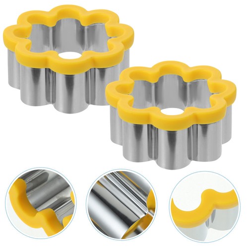  2 Pcs Stainless Steel Biscuit Molds Egg Rings Cookie Baking Tool - Zdjęcie 3 z 12