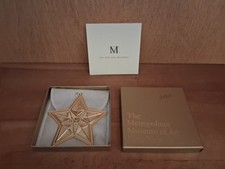 Metropolitan Museum Of Art Mma 2000 Gold Plated Brass Star Ornament