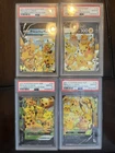 Pokemon SWSH Celebrations Pikachu V Union #139-142 PSA 10 Sequential (D)