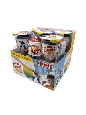 Zuru Gumi Yum Surprise Transformers Full Case of 18 Gummy Candy + Toy BB 11/2026