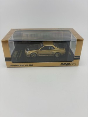 Inno64 1:64 Nissan GT-R R34 Top Secret Gold IN64-R34TS-Gold