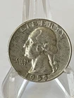 1959-D Washington Silver Quarter, Average Circulated 90% Silver  # HB60