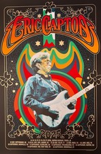 ERIC CLAPTON 2025 WORLD TOUR POSTER LIMITED EDITION