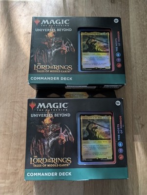 Magic the Gathering MTG the Lord of the Rings Commander Deck the Hosts of Mordor