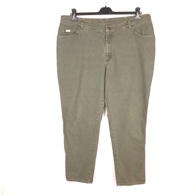 LEE Herren Jeans Gr. W40 L28 Regular Fit Straight olivgrün bequem Baumwolle