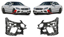 Für C W205 AMG 19-21 Vorne Stoßstange Montage Element Halter Paar