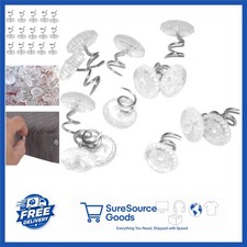 Clear Head Twist Pins 60 Pcs Upholstery Tacks for Bedskirts and Slipcovers