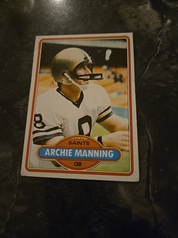 1980 Topps Archie Manning Saints NM+ #93 Football Card