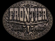 HL17120 VINTAGE 1970s FRONTIER HOTEL - LAS VEGAS BUCKLE
