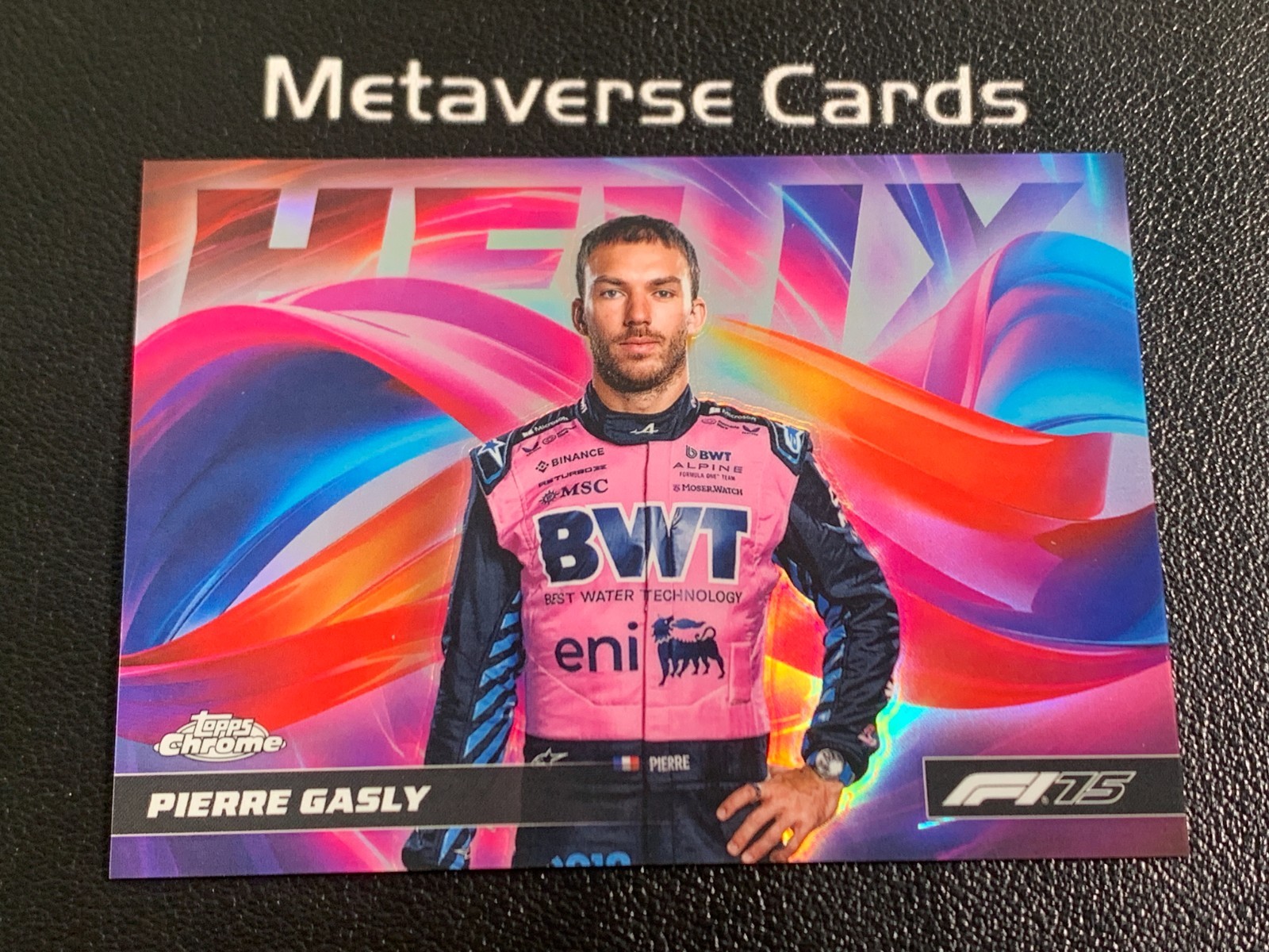 2025 Topps Chrome Formula 1 #HLX-16 Pierre Gasly Helix Case Hit SSP