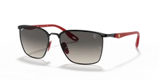 Ray-Ban RB3673M Scuderia Ferrari Matte Black/Grey Gradient 56 mm Sunglasses
