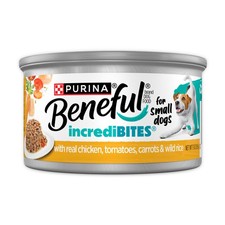 Purina Beneful Small Breed Wet Dog Food, IncrediBites w/Real Chicken, 12x3oz