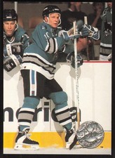 Tony Hrkac, 1991-92 Pro Set Platinum, #105, San Jose Sharks,
