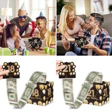 Birthday Surprise Cash Pull Gift Boxs Paper Money Gift Boxes  Party
