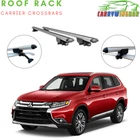 Fits Mitsubishi Outlander 2014-2024 Roof Rack Cross Bars Silver Color 2Pcs