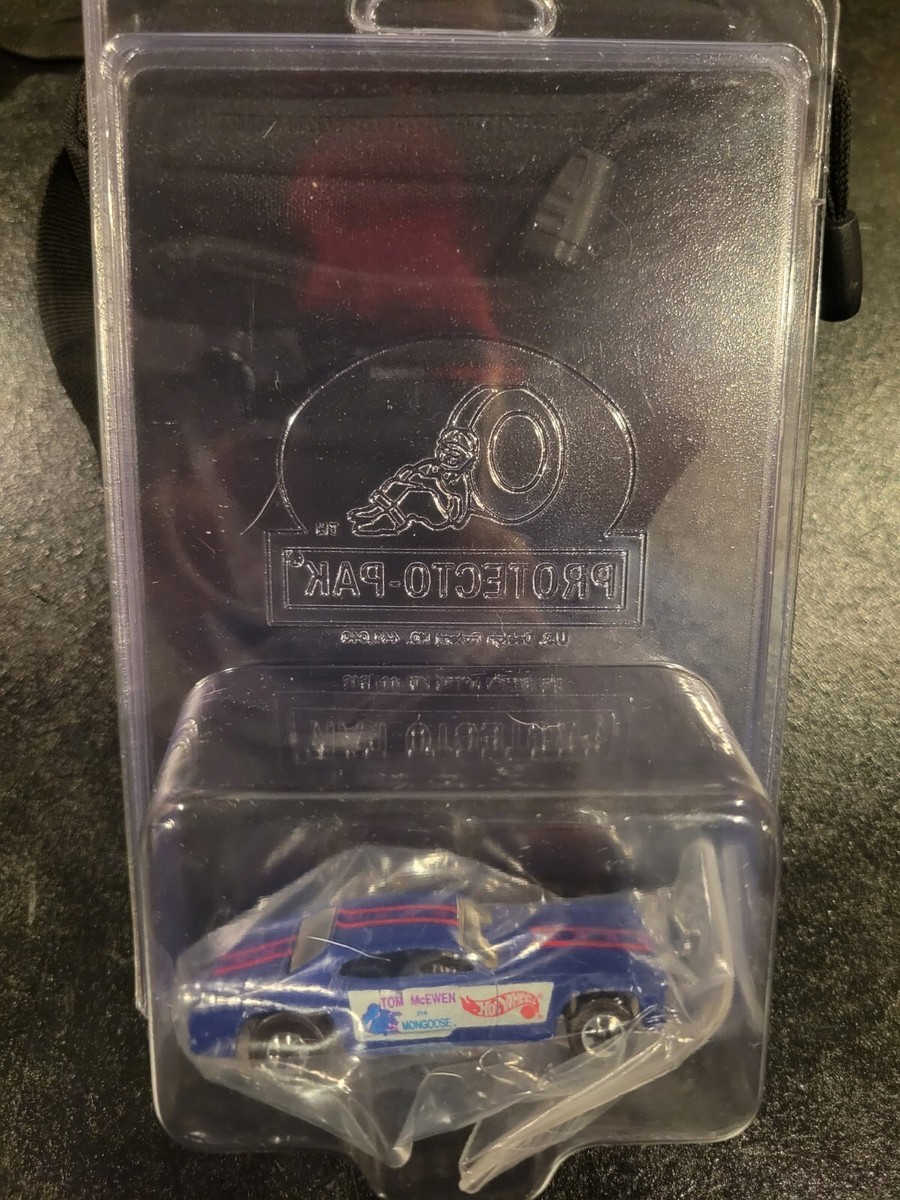 Vintage Hot Wheels 1969 Tom McEWEN Mongoose - Blue Mattel Red