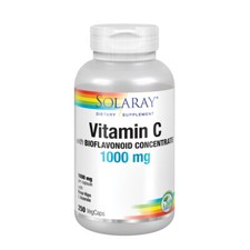 Solaray Vitamin C w/ Rose Hips- Acerola  Bioflavonoids  1000mg  Supports Immu