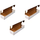 800 Count Trading Card Storage Box 3 Pack Cardboard Organizer Gaming Card Box