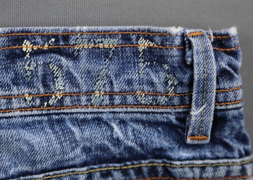 Para hombre 575 Vaqueros Bota Vaquera Corte Penny Envejecida Botón Mosca Talla 36 (MSR 36x34) - Imagen 11 de 11