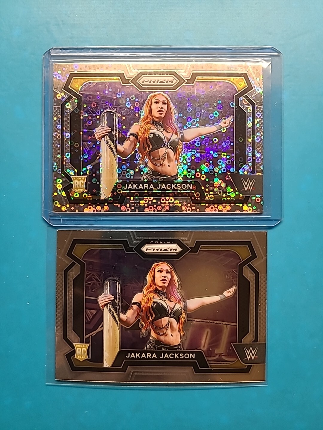 2024 Panini Prizm WWE JAKARA JACKSON #12 SILVER DISCO PRIZM RC Rookie NXT