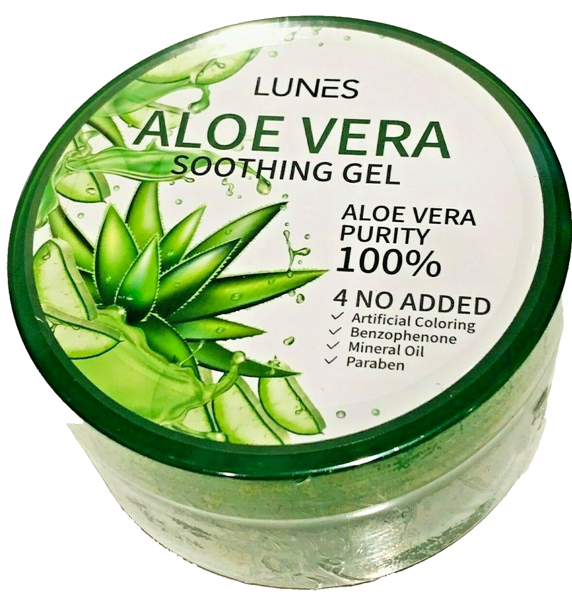 LUNES ALOE VERA SOOTHING GEL ALOE VERA PURITY 100% 10.14 OZ FREE SHIPPING |  eBay