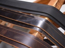 Crazy Horse Lederriemen Ledergurt Riemen Wunschmaß 1,6-1,8 mm braun schwarz #bfx